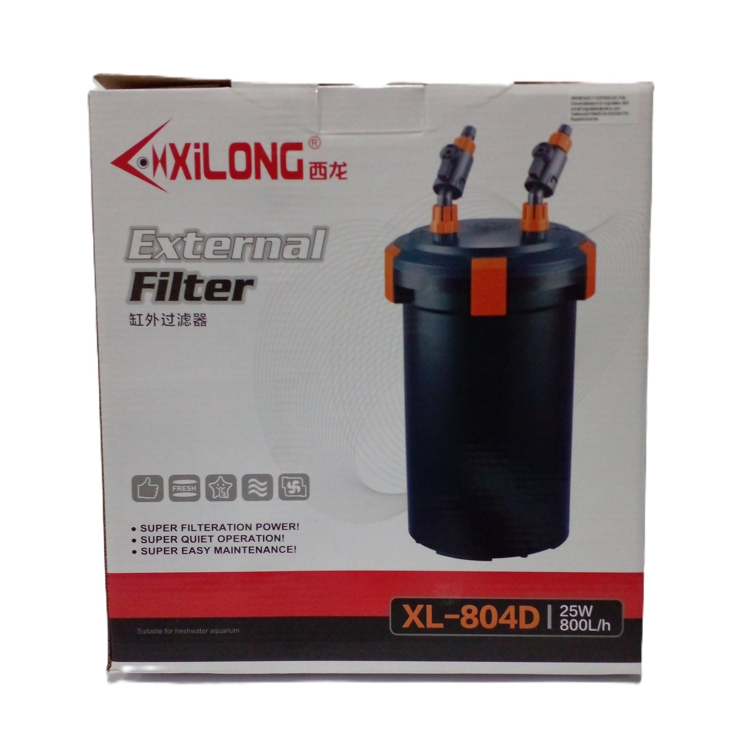 Filtro Canister Xilong XL-804D (800L/h)