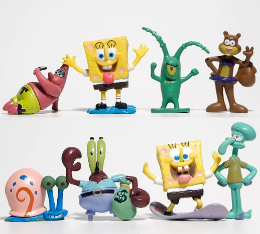 Kit BoB Esponja X 8 piezas